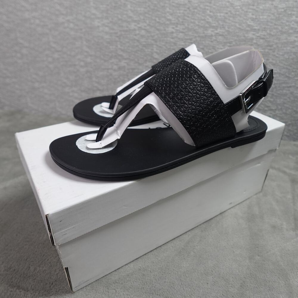 Calvin Klein Brokie 2 Women's Size 6M Sandals Black